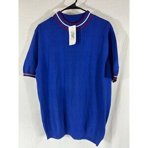 Madcap England WAFFLE KNIT TEE MOD RETRO 60s 90s Sweater T-Shirt Men's 2XL